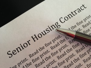 Senior Housing Contracts – Reading the Fine Print
